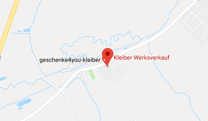 Karte Kleiber Werksverkauf