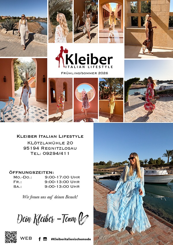 italienische mode kleiber werksverkauf Collage von Kleiber Italienische Mode, Frühling/Sommer 2026. Kleiber Werksverkauf Adresse und Öffnungszeiten.