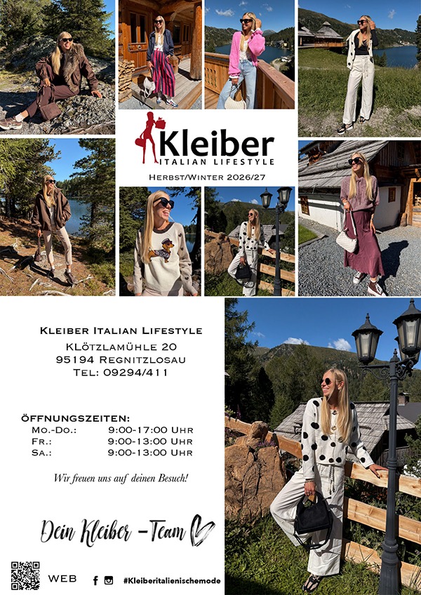 italienische mode kleiber werksverkauf Kleiber Italian Lifestyle: Damenmode Herbst/Winter Kollektion 2026